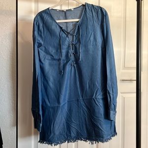 Denim dress